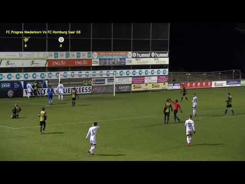 FC Progres Niederkorn Vs FC Homburg-Saar 08 : 3-2 goals & highlights