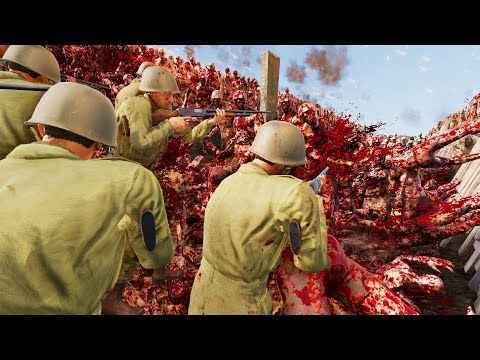 10 MILLION Zombies Charge TRENCH DEFENSE! - UEBS 2 Ultimate Epic Battle Simulator 2