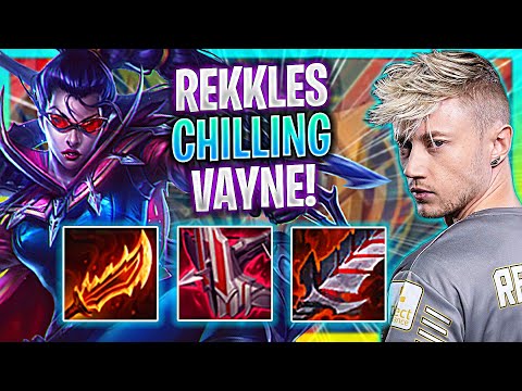 REKKLES CHILLING WITH VAYNE! | FNC Rekkles Plays Vayne ADC vs Tristana! | Preseason 2023