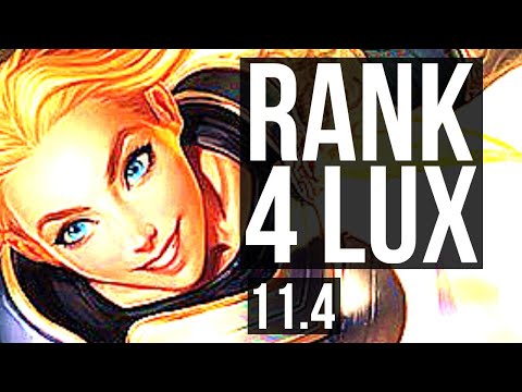 LUX & Caitlyn vs SORAKA & Seraphine (SUPPORT) | 4/1/19, Rank 4 Lux | EUW Challenger | v11.4