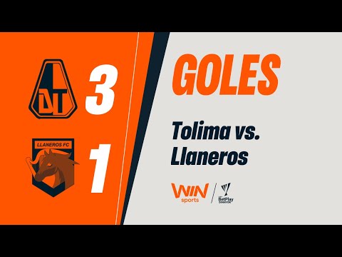 Tolima vs. Llaneros (goals) | Liga BetPlay Dimayor 2025-2 | Matchday 19