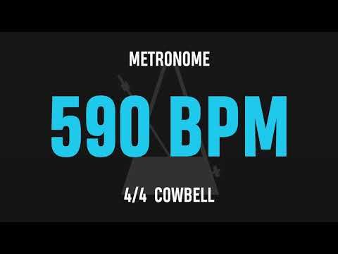590 BPM 4/4 - Best Metronome (Cowbell)