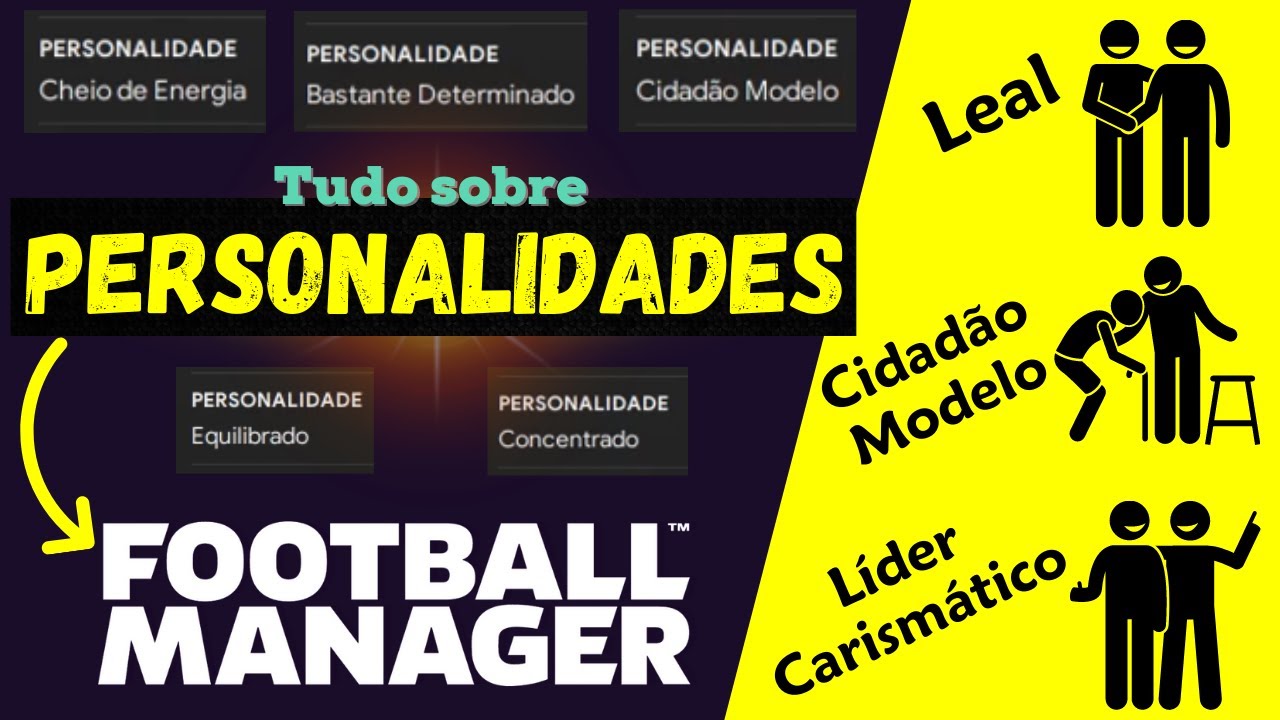 PERSONALIDADES DOS JOGADORES NO FOOTBALL MANAGER - Guia Completo