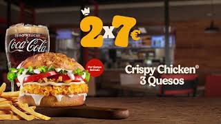 Burger King NUEVA HAMBURGUESA EN EL 2X7€ 15s anuncio