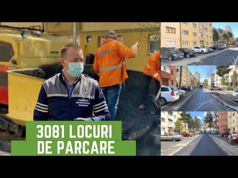 Peste 3000 de locuri de parcare reabilitate și modernizate