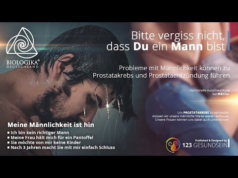 Ich mache Selbst Massage der Prostata Ich kann nicht schreiben Prostatitis