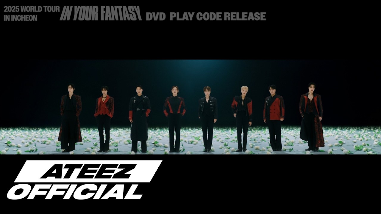 ATEEZ(에이티즈) 2025 WORLD TOUR [IN YOUR FANTASY] IN INCHEON DVD / PLAYCODE Preview