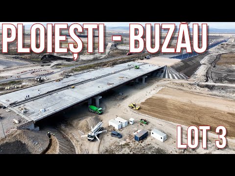 AUTOSTRADA A7 Ploiești - Buzău LOT 3 | Comparație stadiu lucrări 01.10-21.10.2025