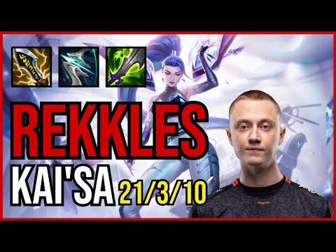 REKKLES - KAI'SA ADC - EUW Challenger - Patch 11.4