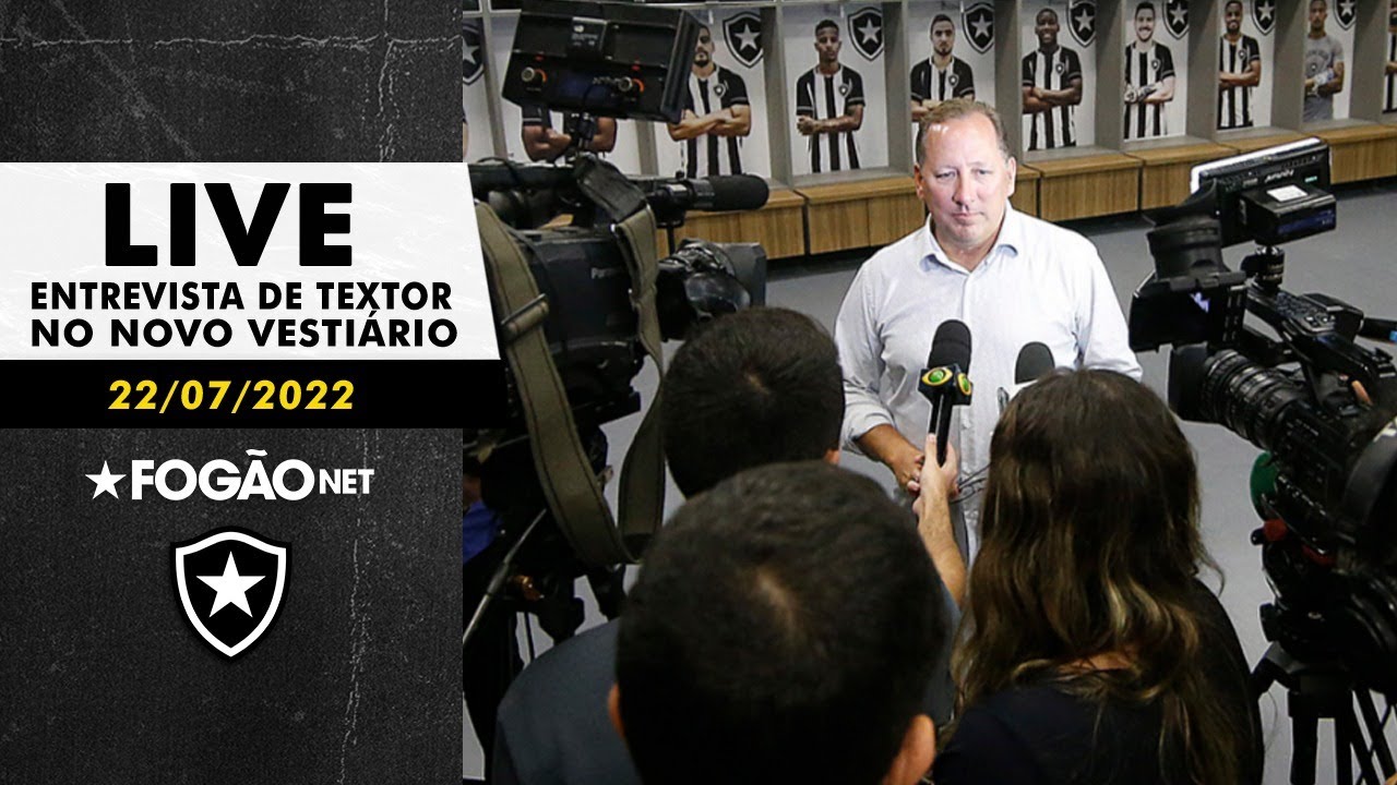 LIVE | Repercussão da entrevista de John Textor na íntegra no novo vestiário do Botafogo