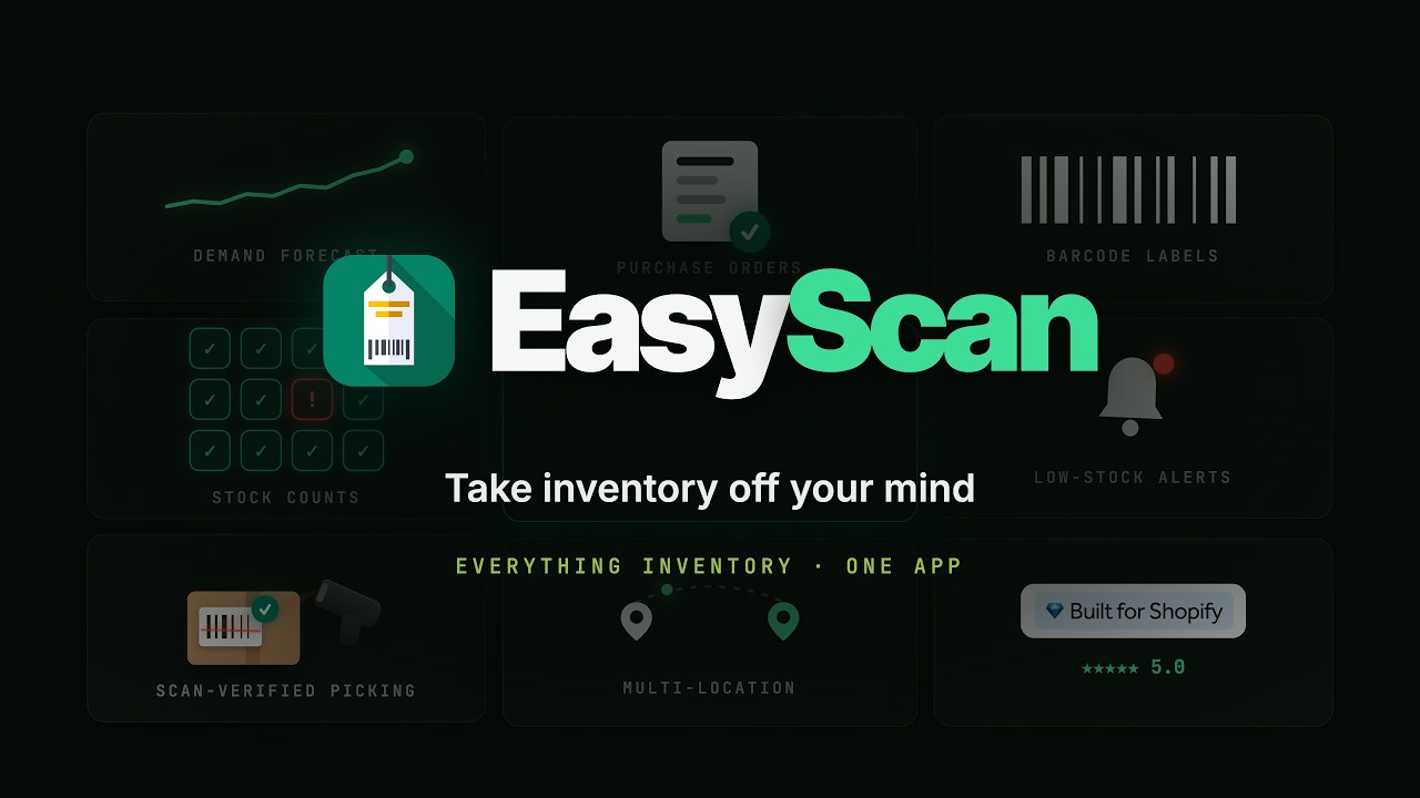 EasyScan Inventory & Barcode Demo