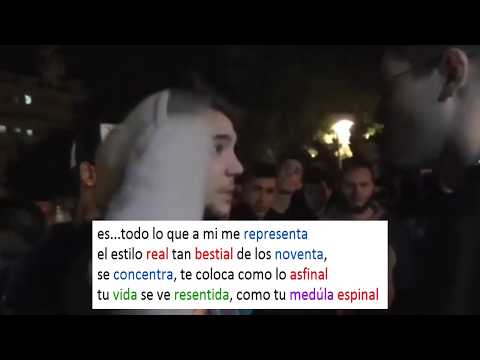 1er y Minuto de ZASKO vs Chez Chelius Subtitulado+Metrica(metrica analizada)