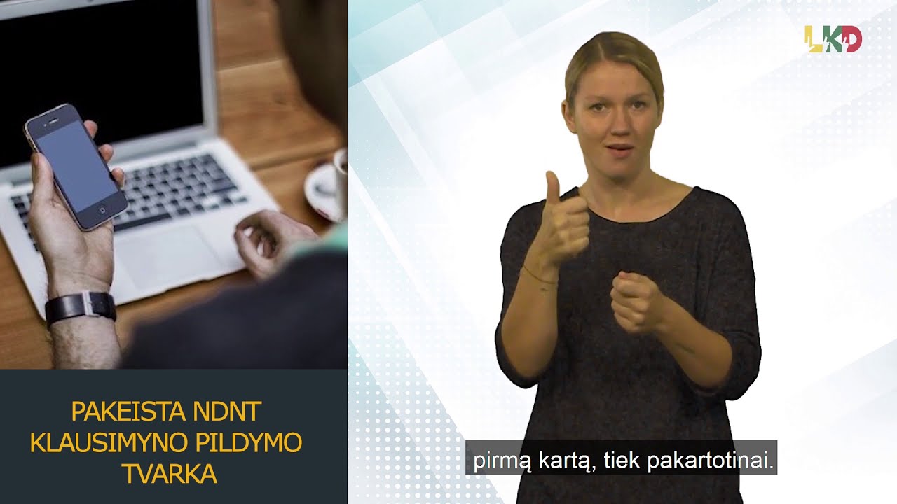 Pakeista NDNT asmens savarankiškumo klausimyno pildymo tvarka