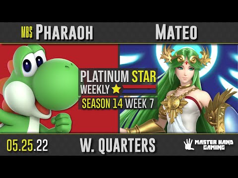 PSW S14:W7 - Mateo (Palutena) vs MBS | Pharaoh (Yoshi) - W Quarterfinals