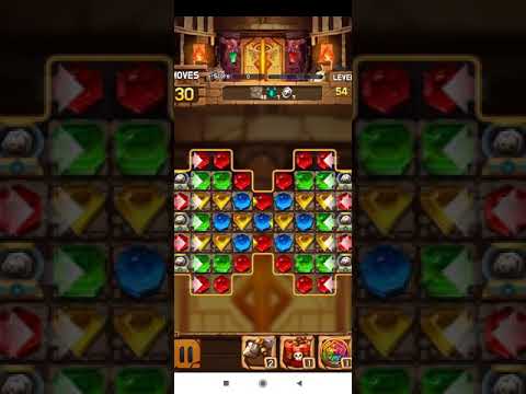 Jewel Legacy 💎 - Jewels & Gems Match 3 Puzzle 2020 Level 54  ⭐⭐⭐ no Booster 👑 Android Gameplay ✅