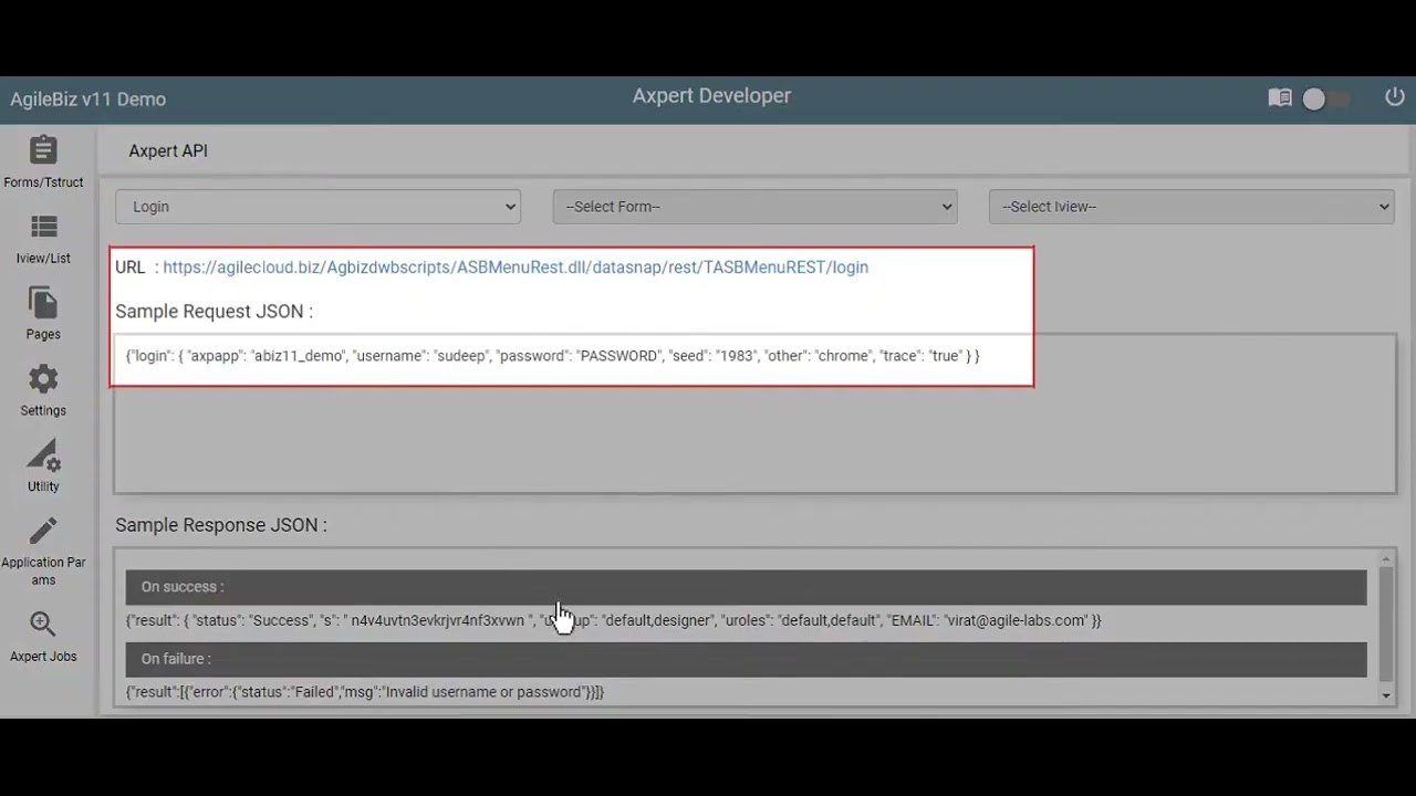 Connecting with Axpert through API   Agile Labs