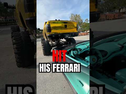 WHY would he do THAT? 😅 #fail #liftedtrucks