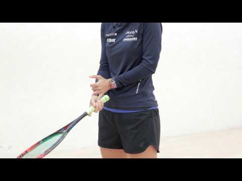 Squash tips: Laura Massaro's grip story