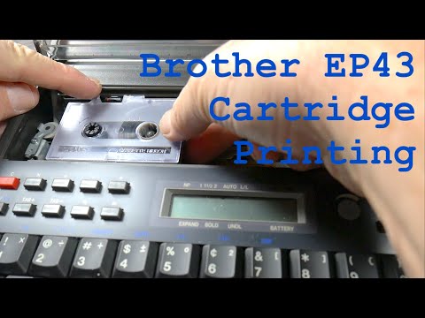 Typewriter Video Series - Episode 217: EP43 & Cartridge Printing