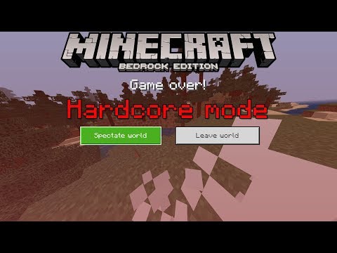 How to Play Hardcore Survival Mode in Minecraft Pocket Edition (MCPE)