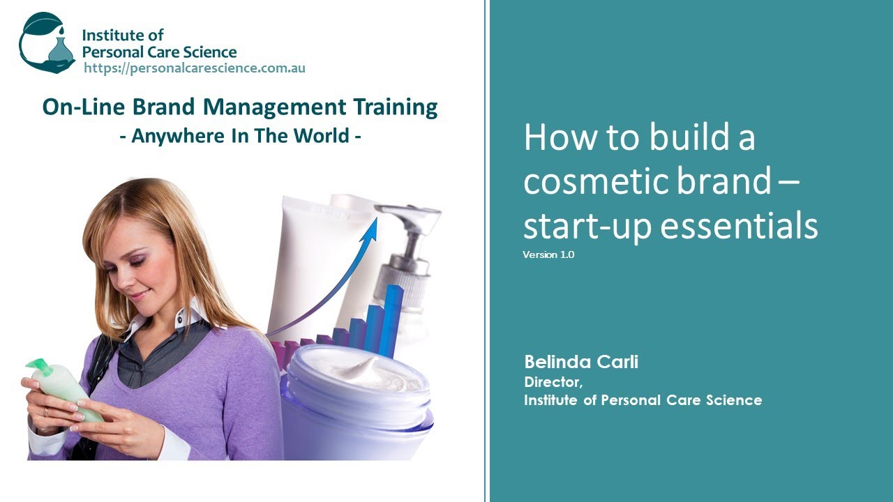 Build your own Cosmetic Brand Essential Workshop - Free Trial