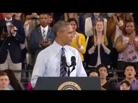 オバマ、ジョージア工科大学で学生の権利章典を発表 2015年3月10日 (Obama Announces Student Bill of Rights at Georgia Tech on 3/10/15)