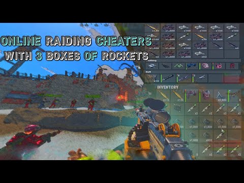 RUST - ONLINE RAIDING CHINESE HACKERS WITH 300+ ROCKETS // INSANE LOOT!