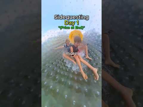 Human Size Hamster Ball Riding 🌊 #funny #sidequest #shorts