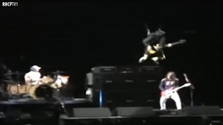 Flea Flying Across The Stage!