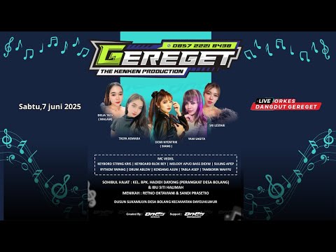 Live Streaming GEREGET THE KENKEN PRODUCTION Season Malam.