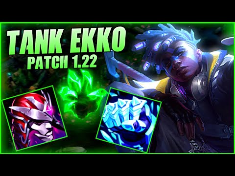 Tank Ekko is Dominating League of Legends! Patch 1.22 Best Tank Build! Check this Out!