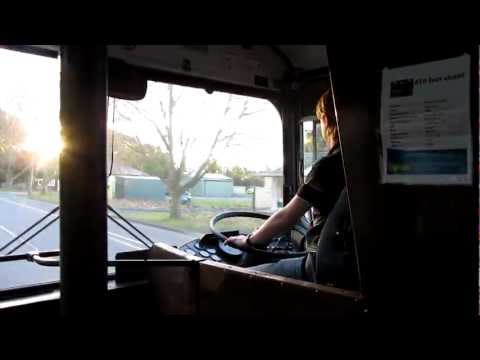 Ex-Canberra Mercedes O305 670 on the road