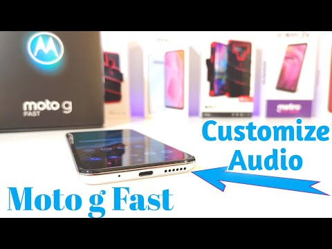 Moto g Fast - How to get better audio from the down firing speaker