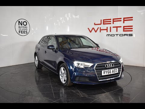 2017 Audi A3 Sportback 1.6 TDI SE 5dr Siesel (RY66AED)