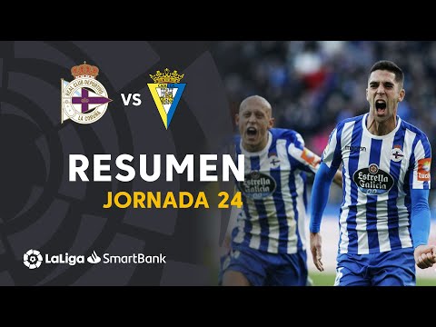 Resumen de RC Deportivo vs Cádiz CF (1-0)