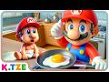 Junk Food Baby Mario NEEDS Healthy Breakfast Super Mario Odyssey Story