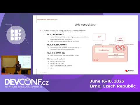 ublk virtual block devices in user space - DevConf.CZ 2023