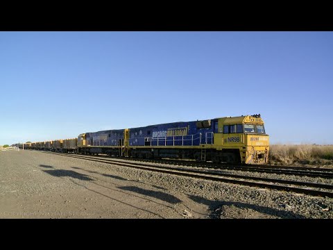 3MA5 Container Train Enters The Loop Line At Gheringhap (9/3/2021) - PoathTV Australian Railways