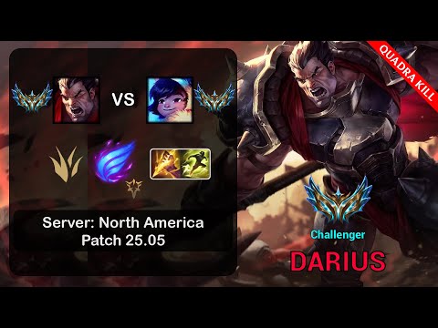 Darius Jungle vs Nunu - NA Challenger - Patch 25.05