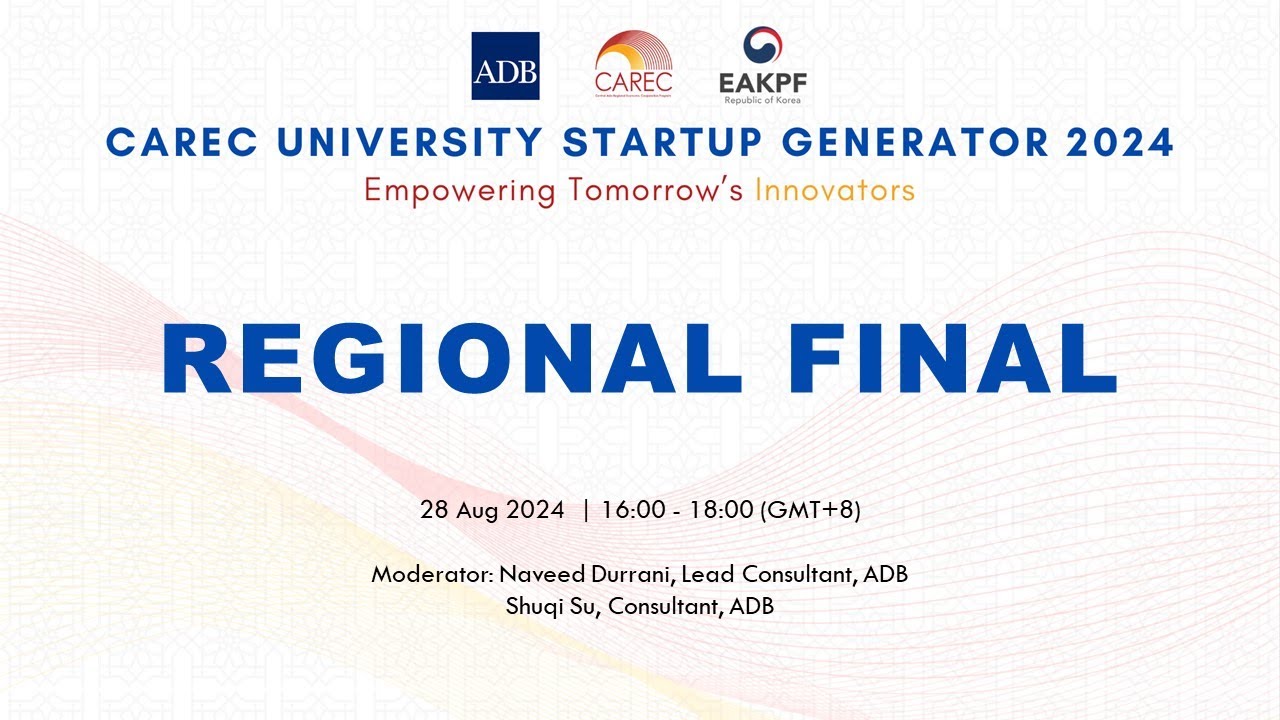 CAREC University Startup Generator 2024 (USG2024) Highlights