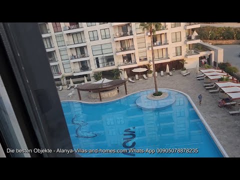 Alanya - LANGT ZUU! 2 Zimmer Wohnung in Luxus Anlage IN KESTEL! beheizter Indorpool, Hamam, Sauna, S