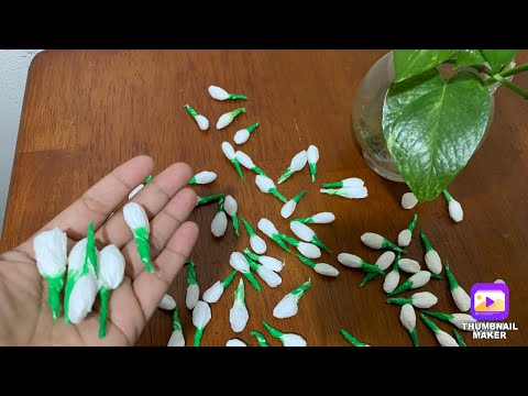 //How To Make Jasmine Flowers With Tissue Paper// DIY Paper Flowers//
