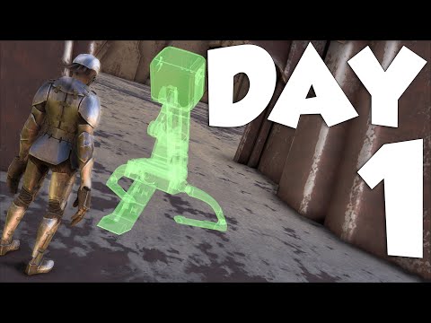 Claiming the STRONGEST Reworked Cave on ARK Day 1... - ARK PvP