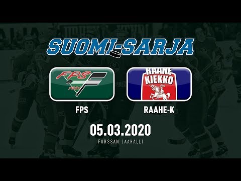 SUOMI-SARJA PLAYOFFS 2019-2020: 05.03.2020 FPS - Raahe-K 3-4 JA