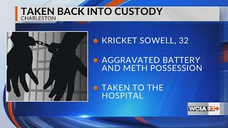 Coles Co. woman arrested after not returning to jail after hospitalization