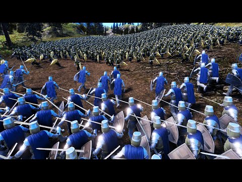 Elves Lay Siege to Medieval Castle Ultimate Epic Battle Simulator UEBS