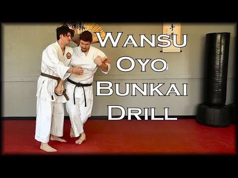 Waza Wednesday 12/19/18 - Wansu Oyo Bunkai (Primary Sequence)