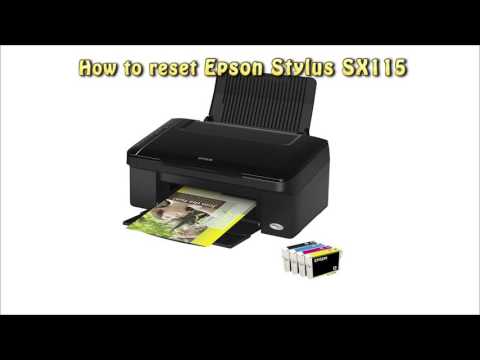 Reset Epson SX 115 Waste Ink Pad Counter