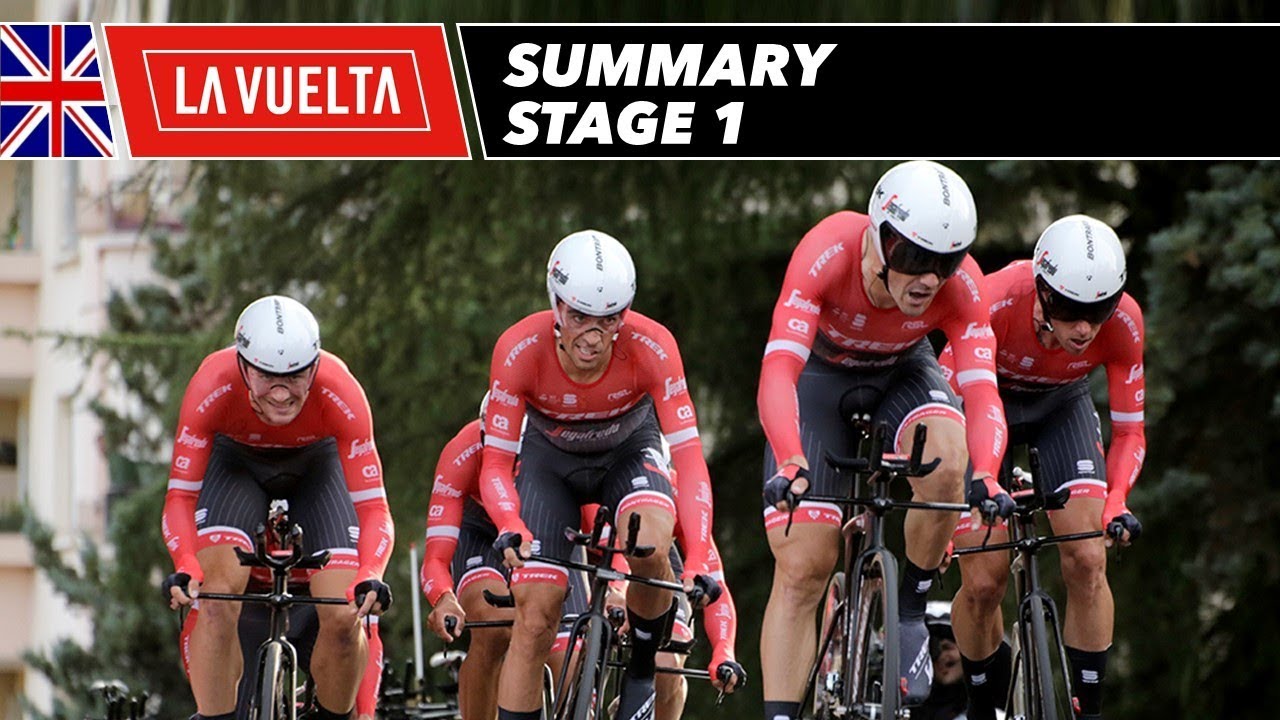 Summary - Stage 1 - La Vuelta 2017 - YouTube