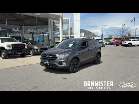 2019 Ford Escape SE 4WD in Gray for sale at Bannister Ford Penticton in Penticton, BC